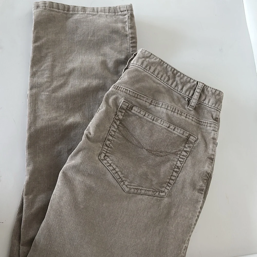 J.Jill Boyfriend Pants 6 Stretch Corduroy Quiet Luxury Preppy Casual Cabincore - Picture 2 of 14
